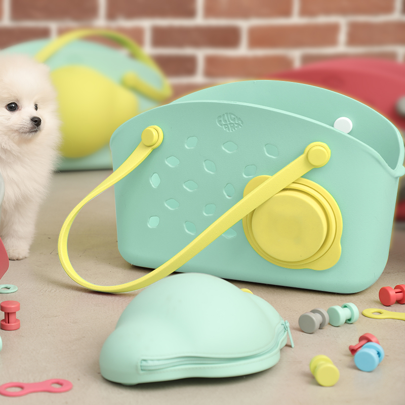 FlickArt Multi-pet Bag - Mint Green